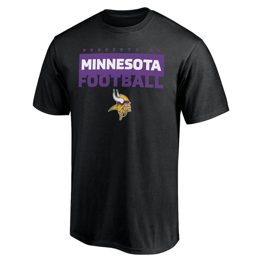 Minnesota Vikings Gain Ground T-Shirt Black - NFL