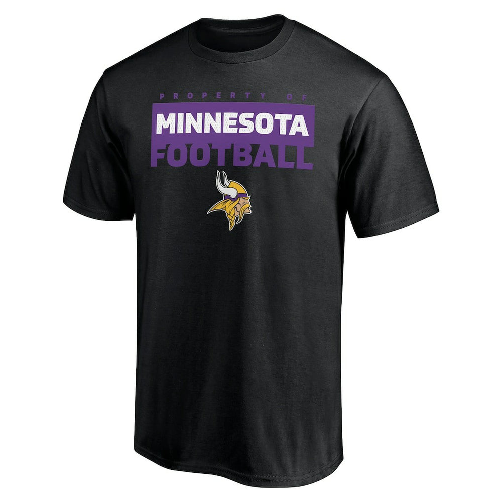 Minnesota Vikings Gain Ground T-Shirt Black - NFL