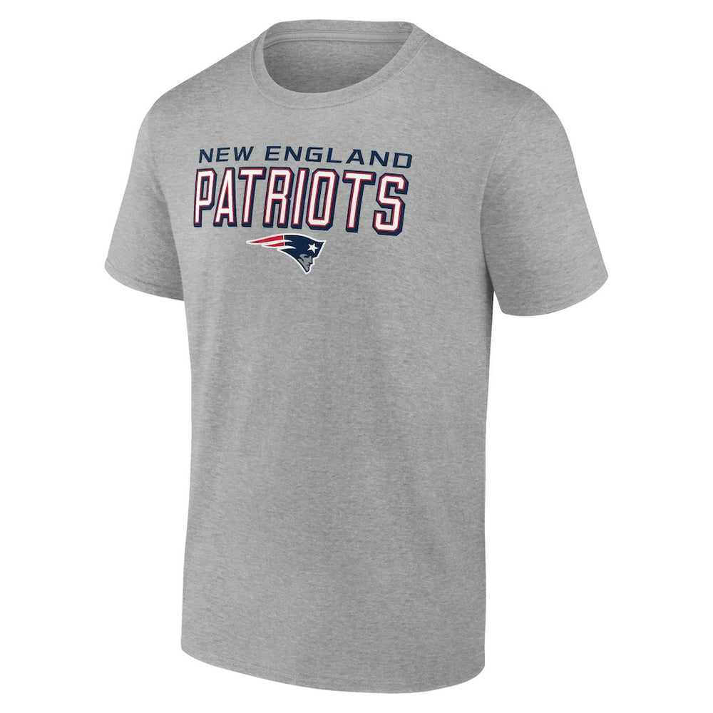 New England Patriots Swagger T-Shirt Heather Gray - NFL