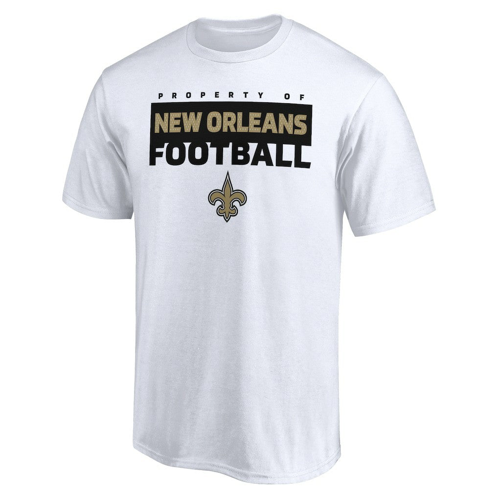 New Orleans Saints Gain Ground T-Shirt White - NFL