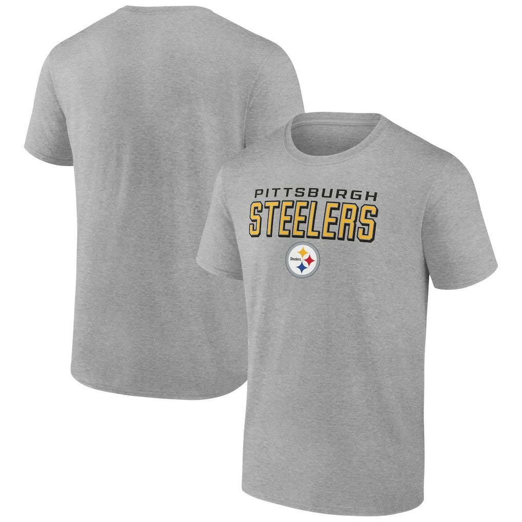Pittsburgh Steelers Swagger T-Shirt Heather Gray - NFL