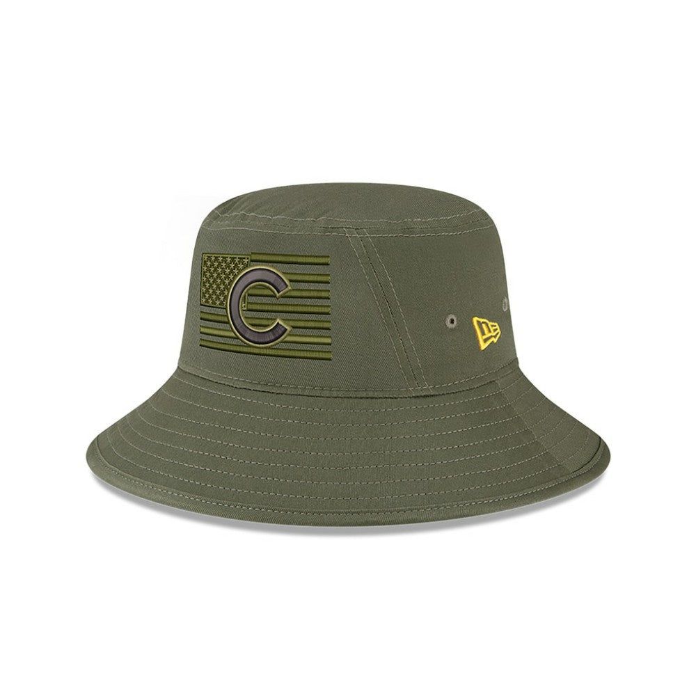 Chicago Cubs New Era 2023 Armed Forces Day Bucket Hat Clearance