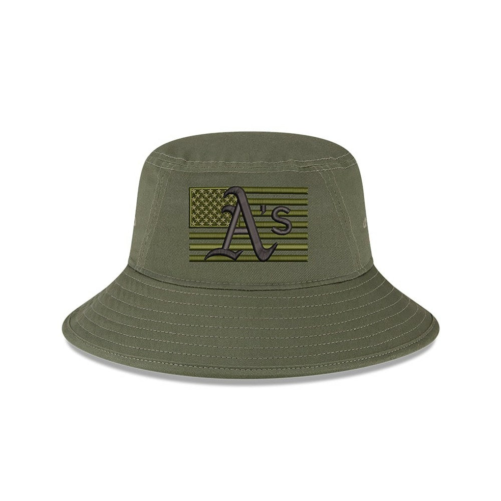 Athletics New Era 2023 Armed Forces Day Bucket Hat On Sale