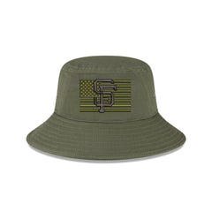San Francisco Giants New Era 2023 Armed Forces Day Bucket Hat Lifestyle