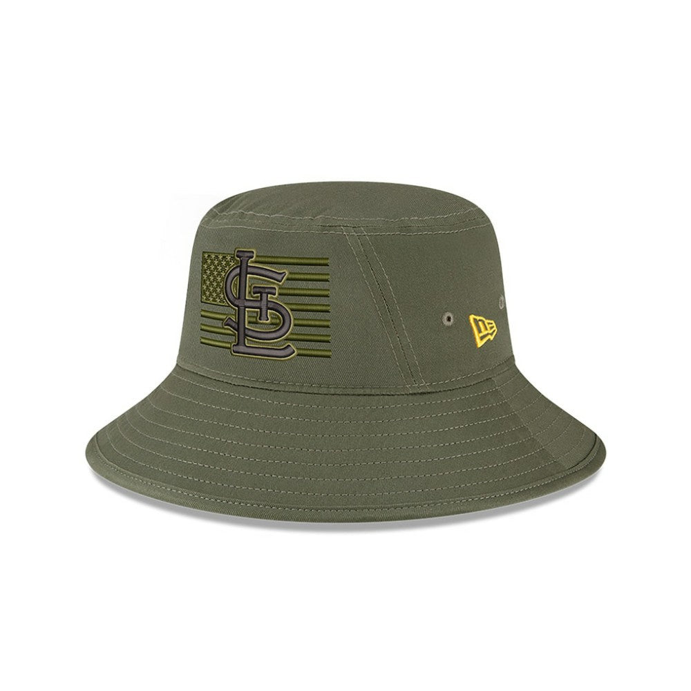 St. Louis Cardinals New Era 2023 Armed Forces Day Bucket Hat for sale