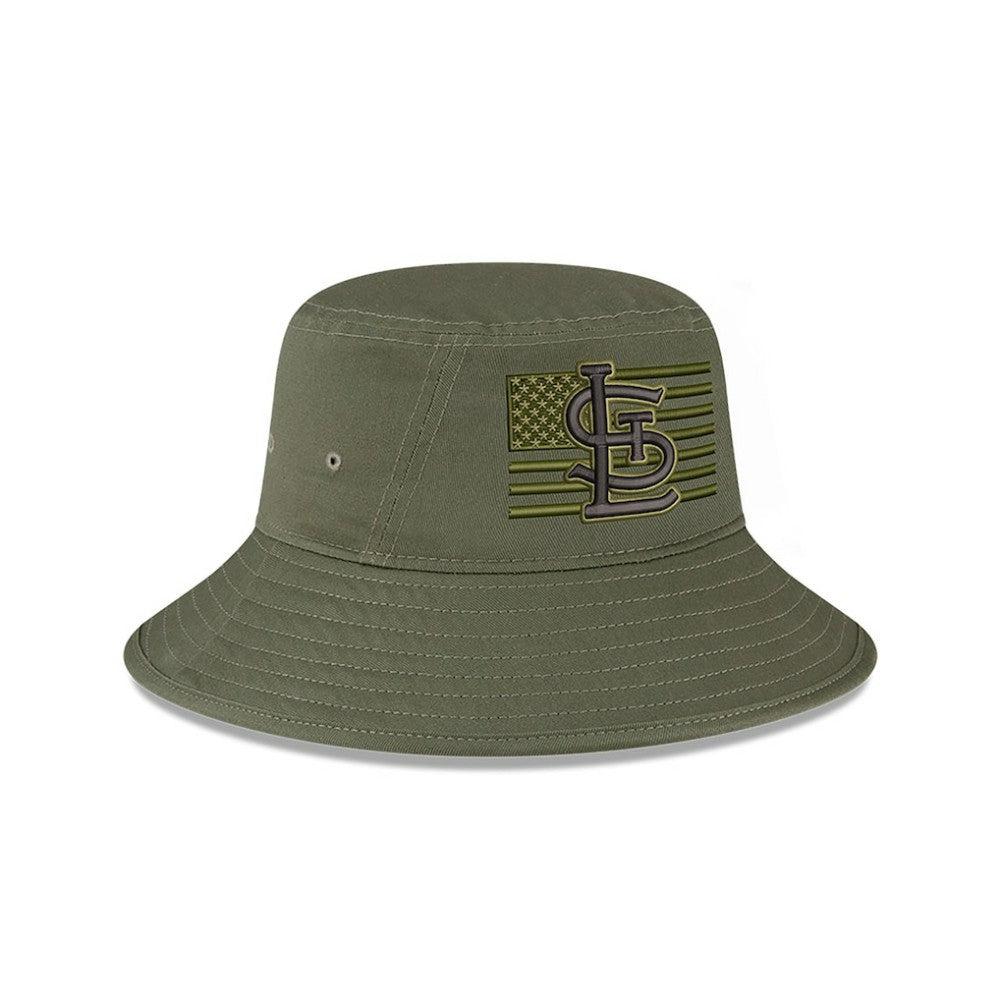 St. Louis Cardinals New Era 2023 Armed Forces Day Bucket Hat for sale
