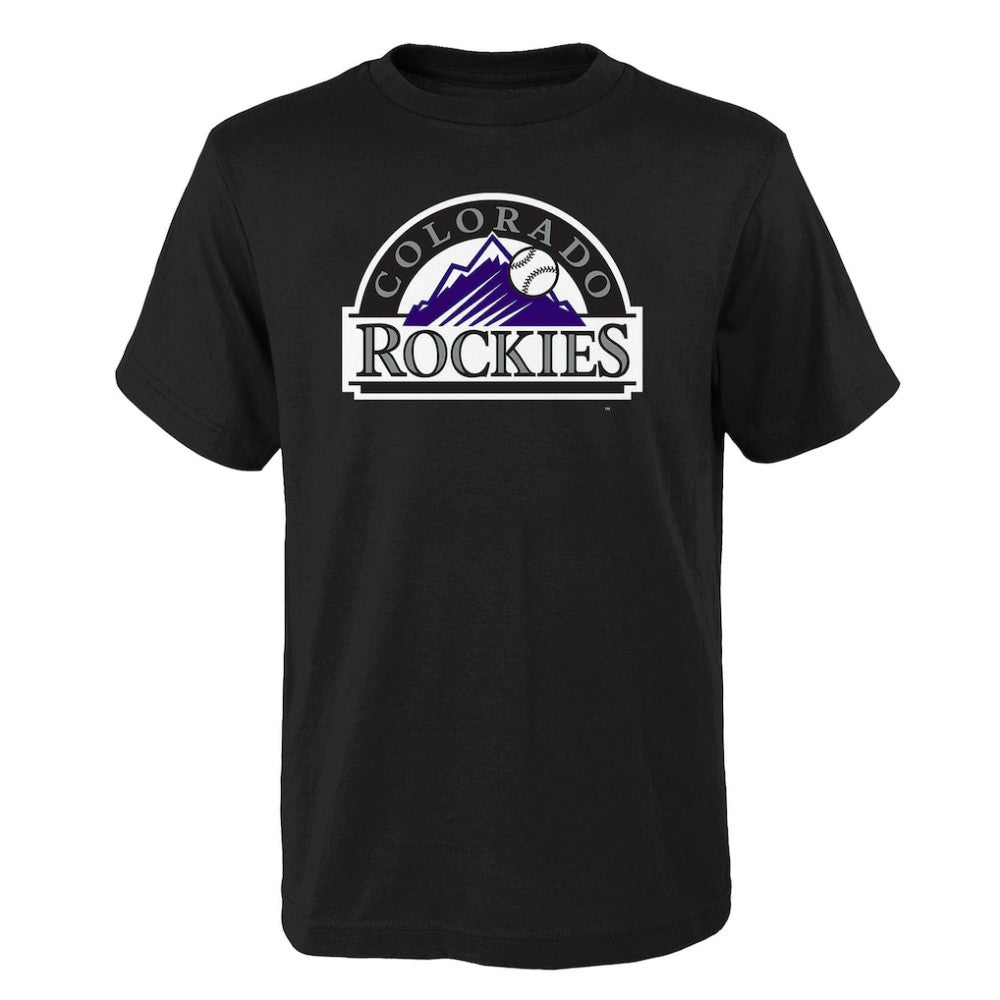 Colorado Rockies Youth Logo Primary Team T-Shirt Clearance