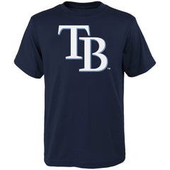 Tampa Bay Rays Youth Logo Primary Team T-Shirt On Sale