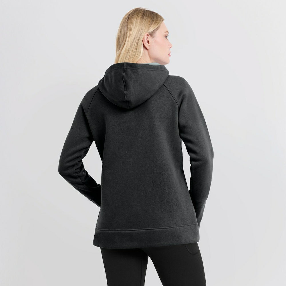 Las Vegas Raiders Women's Asymmetrical Raglan Full-Zip Hoodie Black - Nike