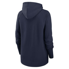 Seattle Seahawks Women's Asymmetrical Raglan Full-Zip Hoodie College Navy - Nike