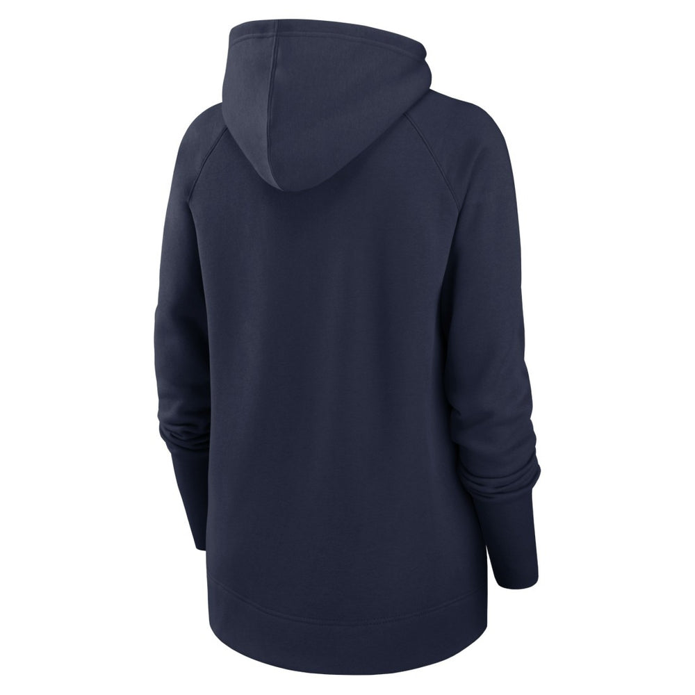 Tennessee Titans Women's Asymmetrical Raglan Full-Zip Hoodie Navy - Nike