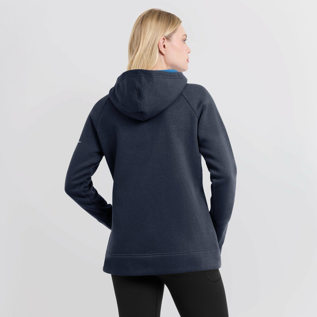 Tennessee Titans Women's Asymmetrical Raglan Full-Zip Hoodie Navy - Nike