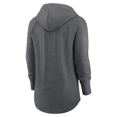 Dallas Cowboys Women's Raglan Funnel Neck Pullover Hoodie Heather Charcoal - Nike