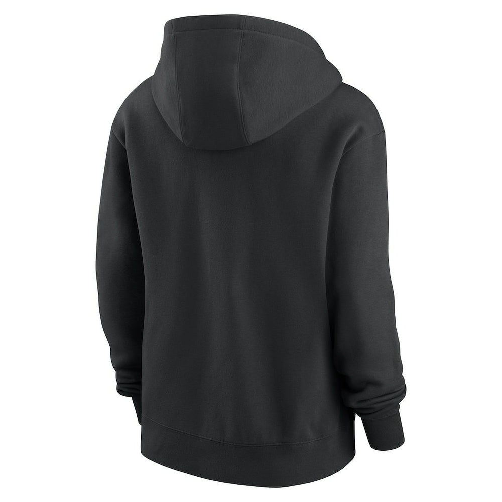 New York Jets Women's Wordmark Club Fleece Pullover Hoodie Black - Nike