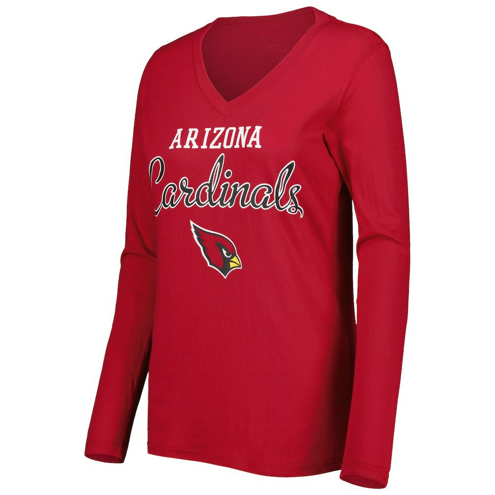 Arizona Cardinals G-III 4Her by Carl Banks Women's Post Season Long Sleeve V-Neck T-Shirt Cardinal - NFL