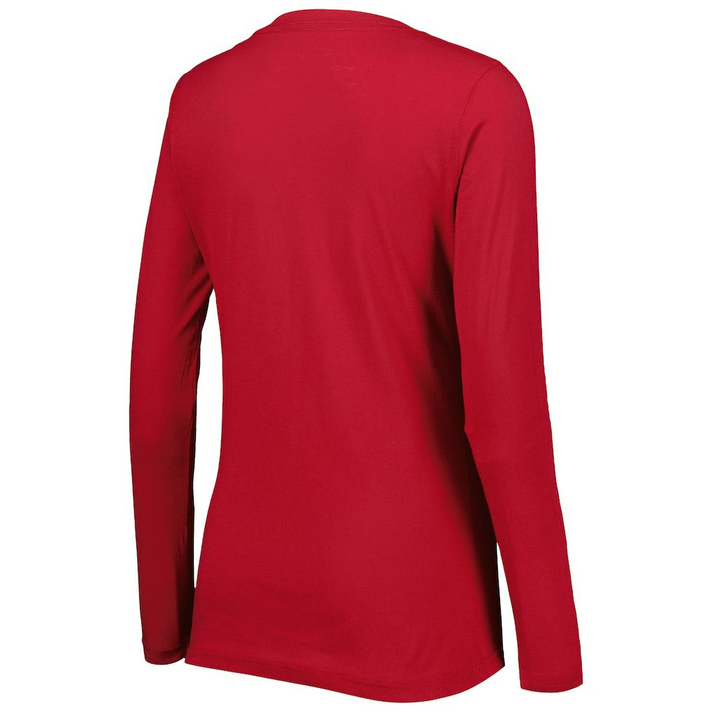 Arizona Cardinals G-III 4Her by Carl Banks Women's Post Season Long Sleeve V-Neck T-Shirt Cardinal - NFL