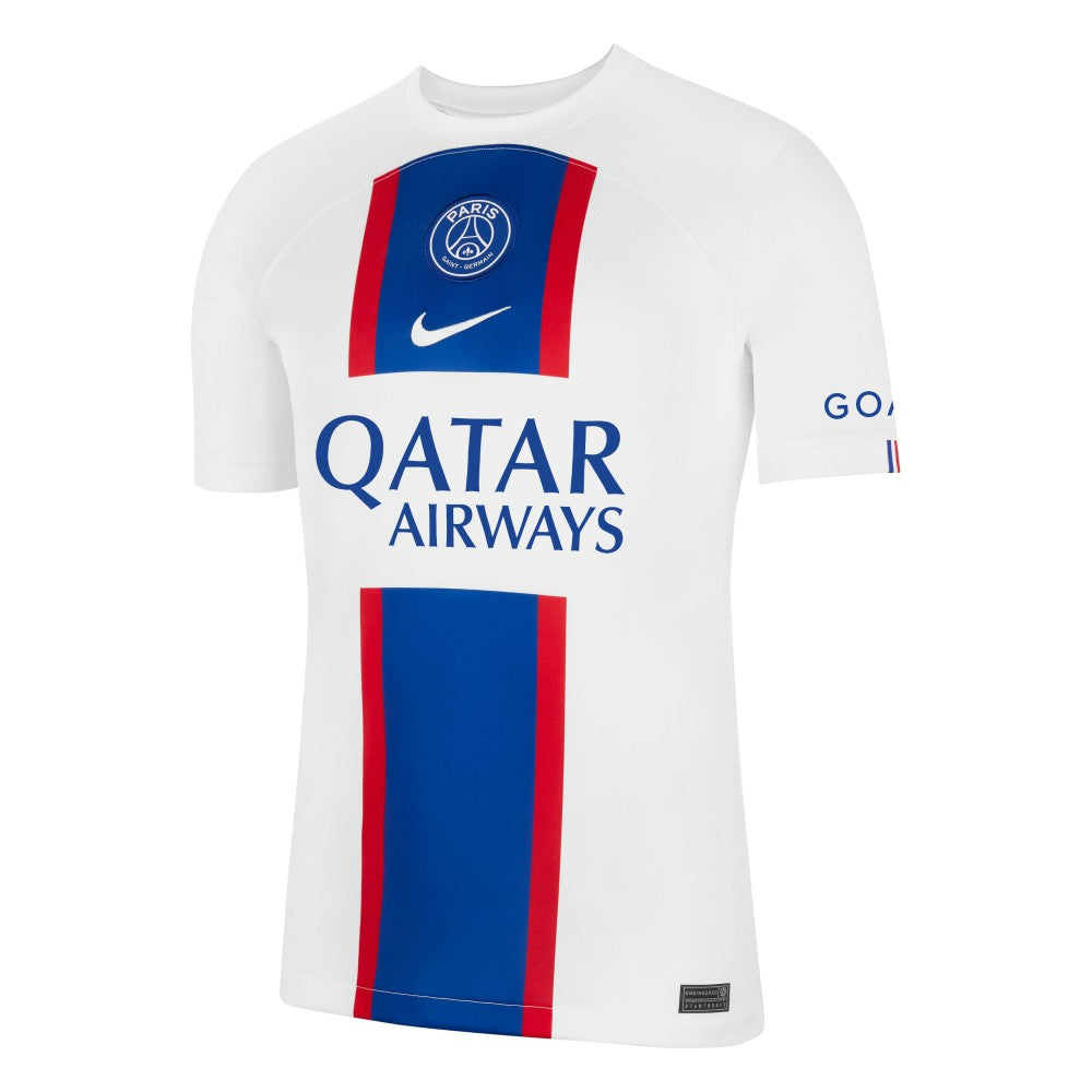 Nike Lionel Messi Paris Saint-Germain 2022/23 Third Breathe Stadium Replica Player Jerseys - White