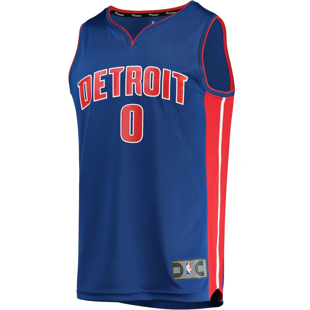Jalen Duren Detroit Pistons Fast Break Replica Jersey sale - Icon Editi- Blue | NBA Jerseys