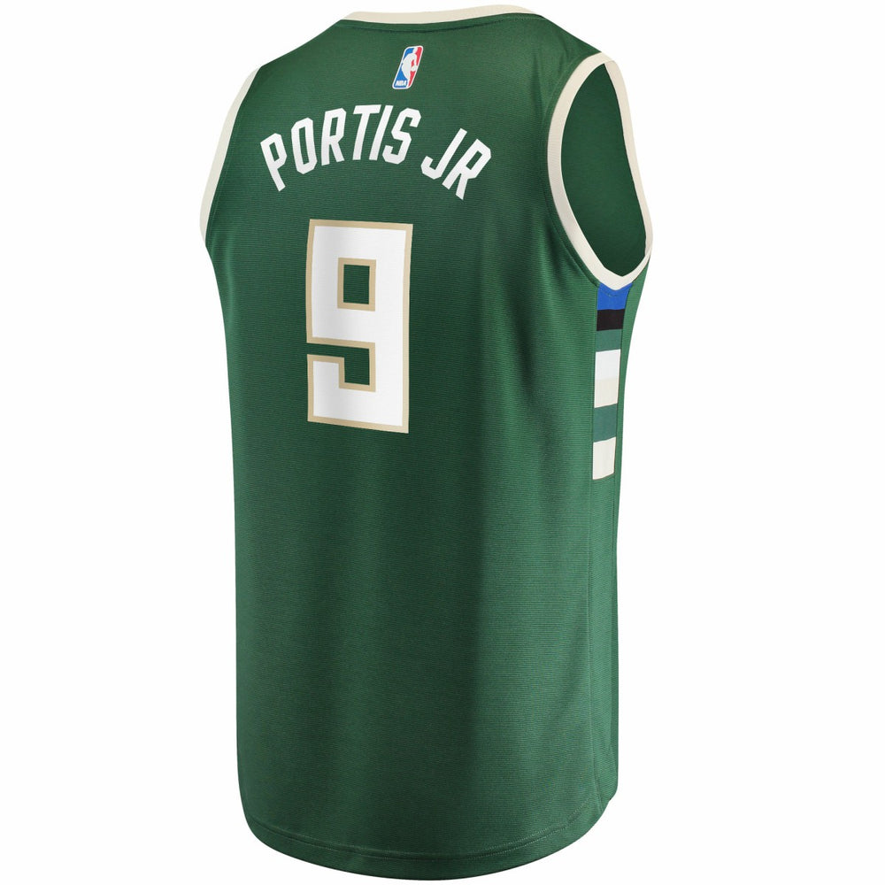 Fanatics - Bobby Portis Milwaukee Bucks Fast Break Replica Jersey - Icon Edition - Green