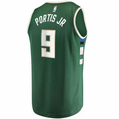 Fanatics - Bobby Portis Milwaukee Bucks Fast Break Replica Jersey - Icon Edition - Green