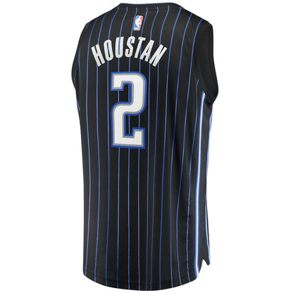 Caleb Houstan Orlando Magic Fast Break Replica Jersey - Icon Edition - Black | NBA Jerseys