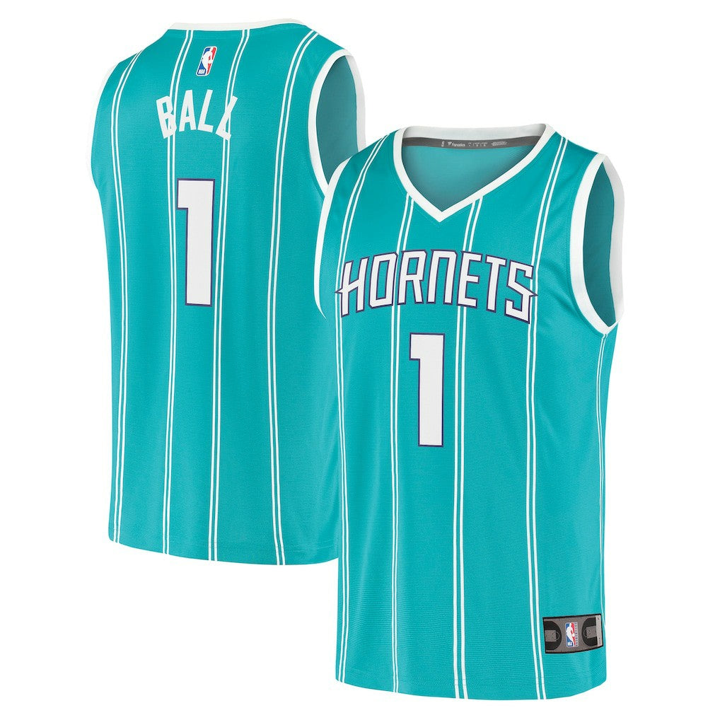 LaMelo Ball Charlotte Hornets Fast Break Replica Jersey - Icon Edition - Teal | NBA Jerseys