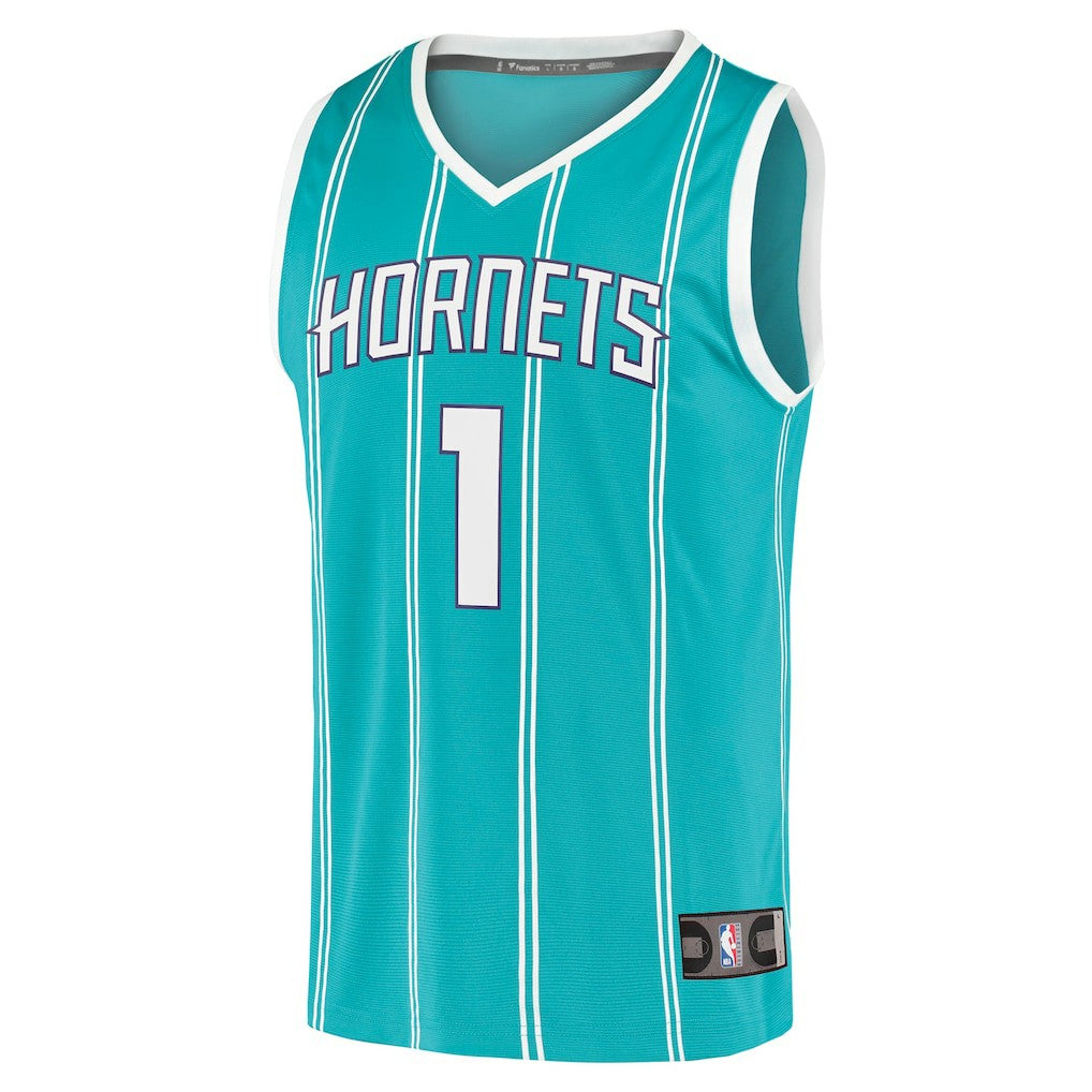 LaMelo Ball Charlotte Hornets Fast Break Replica Jersey - Icon Edition - Teal | NBA Jerseys