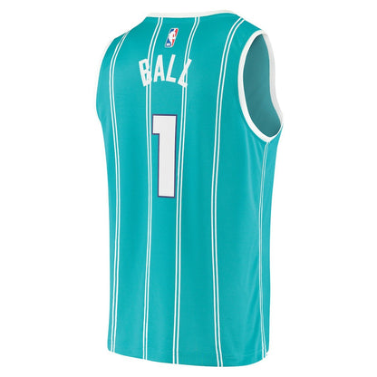 LaMelo Ball Charlotte Hornets Fast Break Replica Jersey - Icon Edition - Teal | NBA Jerseys