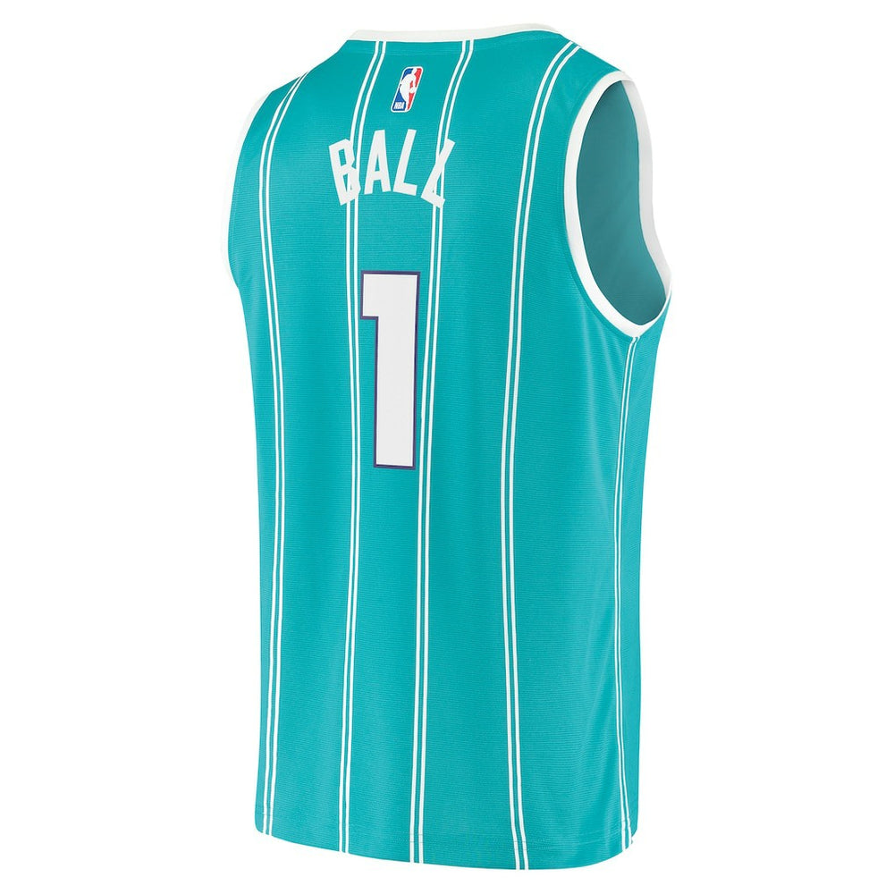 Fanatics - LaMelo Ball Charlotte Hornets Fast Break Replica Jersey - Icon Edition - Teal
