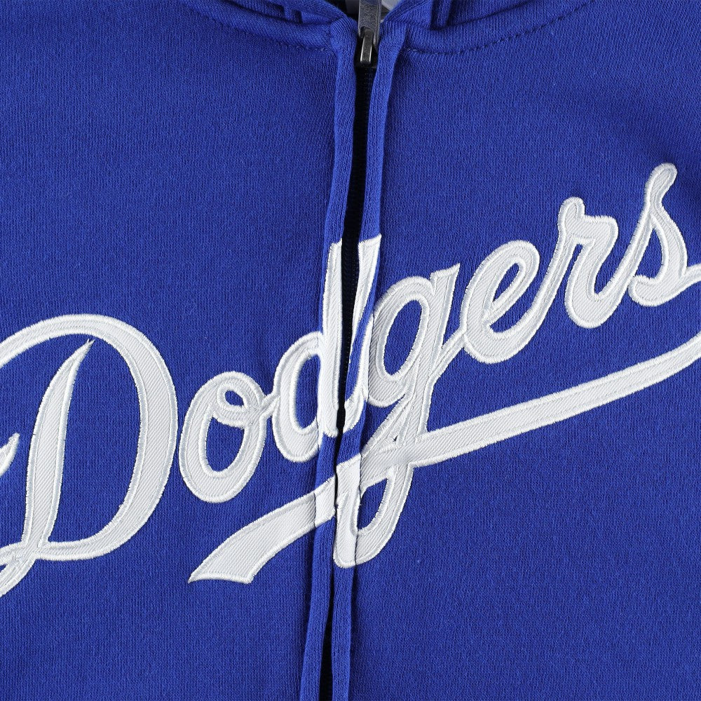 Los Angeles Dodgers Youth Wordmark Full-Zip Fleece Hoodie Sale