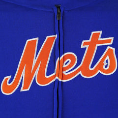 New York Mets Youth Wordmark Full-Zip Fleece Hoodie On Sale