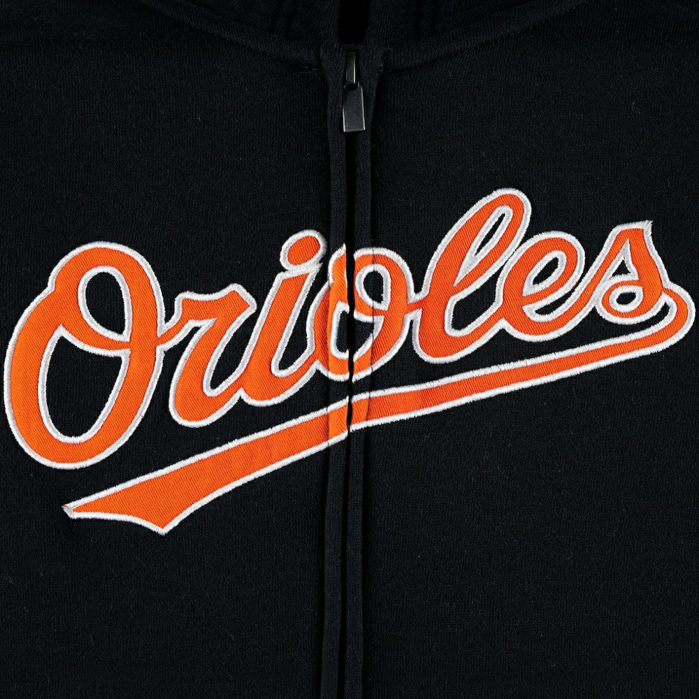 Baltimore Orioles Youth Wordmark Full-Zip Fleece Hoodie discount