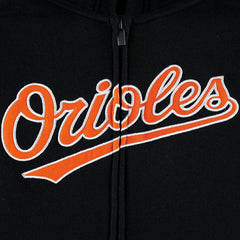 Baltimore Orioles Youth Wordmark Full-Zip Fleece Hoodie discount