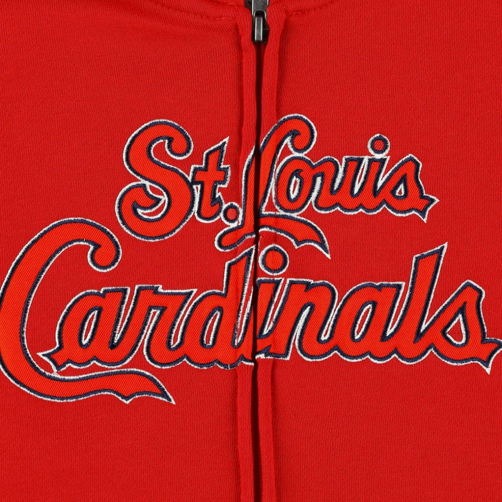 St. Louis Cardinals Youth Wordmark Full-Zip Fleece Hoodie discount
