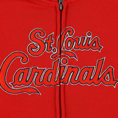 St. Louis Cardinals Youth Wordmark Full-Zip Fleece Hoodie discount