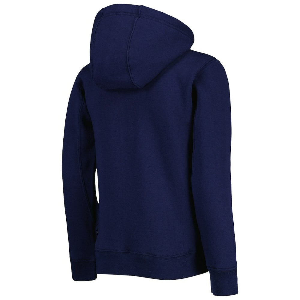 New York Yankees Youth Wordmark Full-Zip Fleece Hoodie Lifestyle