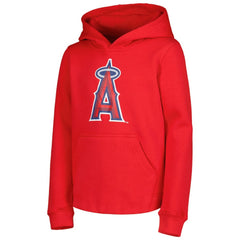 Los Angeles Angels Youth Team Primary Logo Pullover Hoodie discount