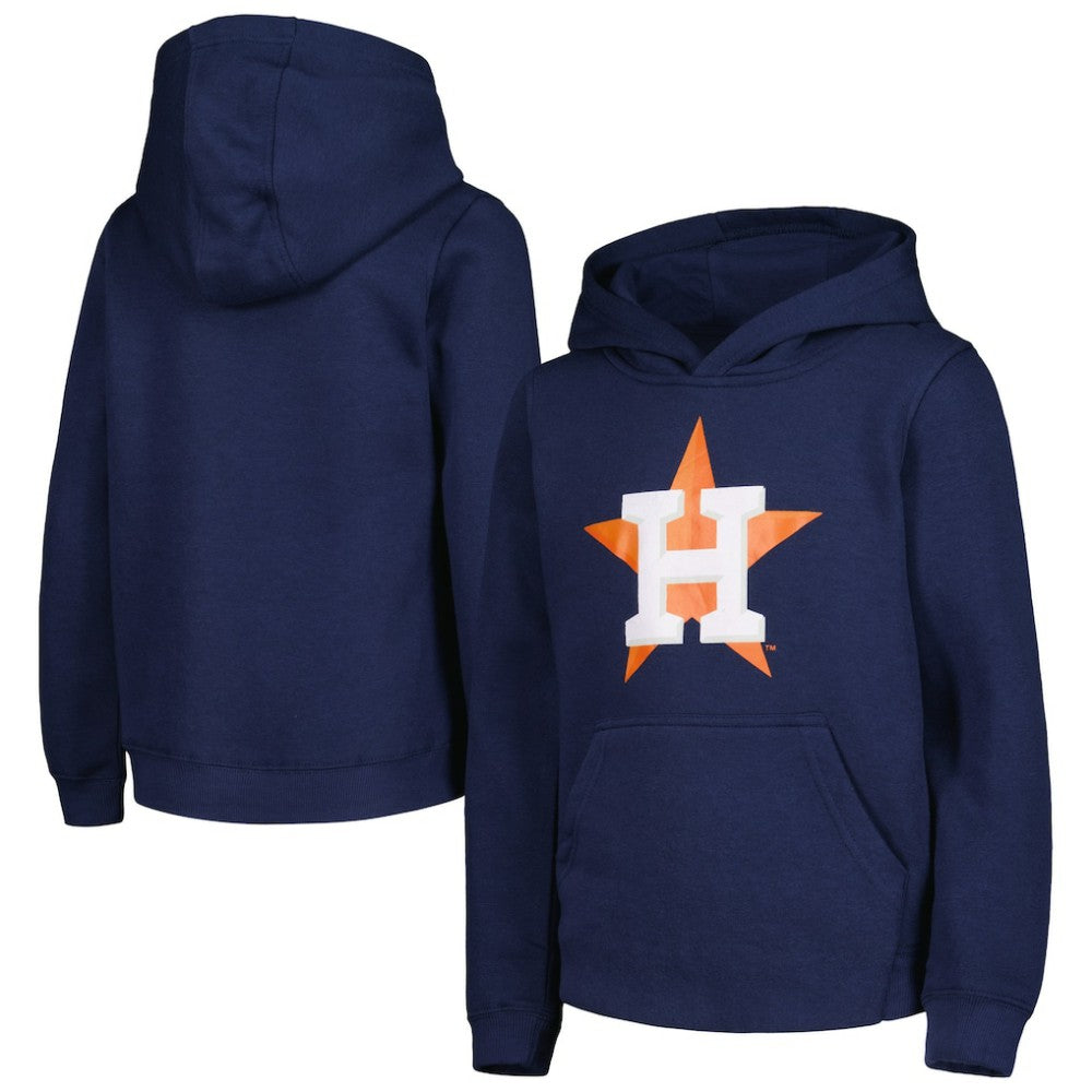 Houston Astros Youth Team Primary Logo Pullover Hoodie Sale