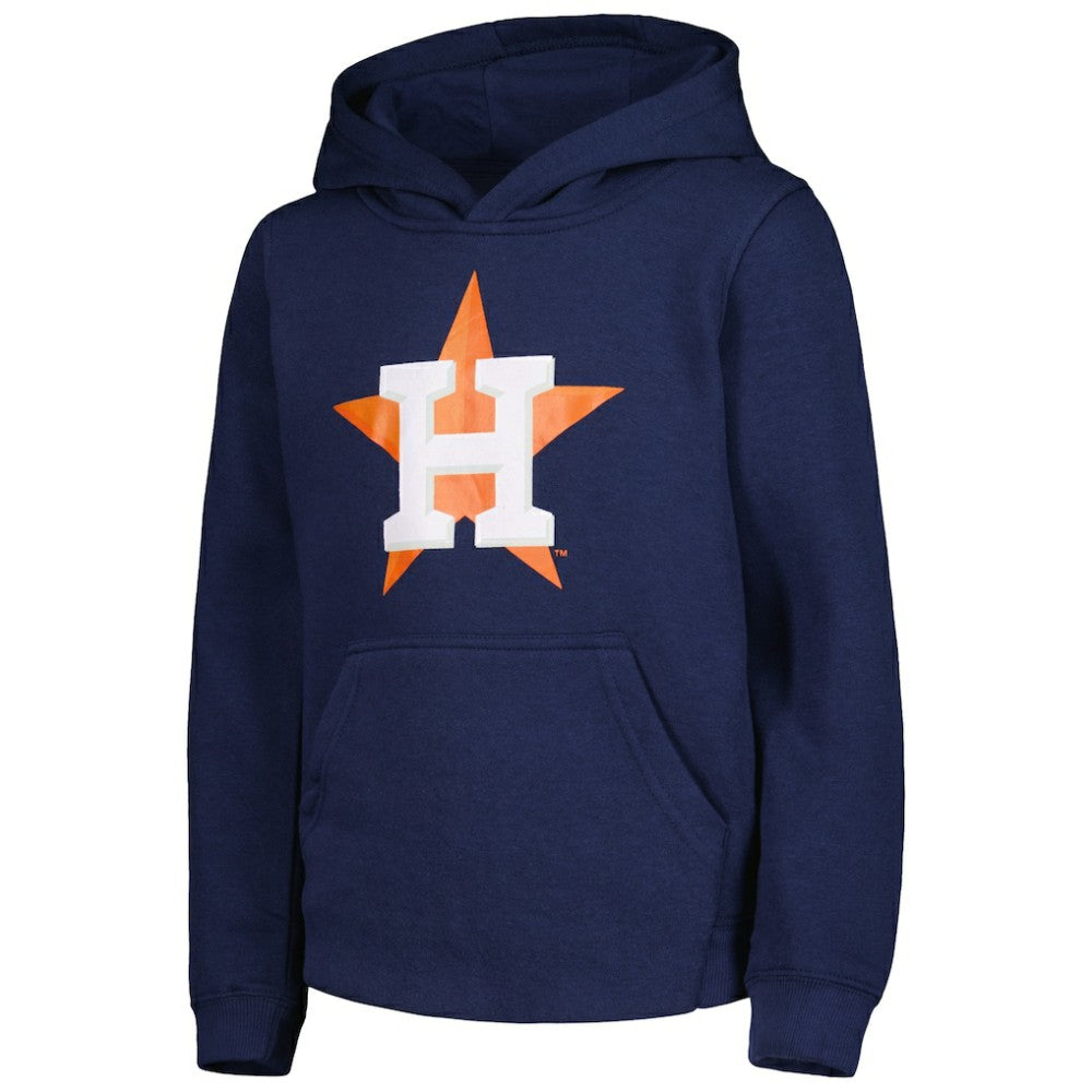 Houston Astros Youth Team Primary Logo Pullover Hoodie Sale