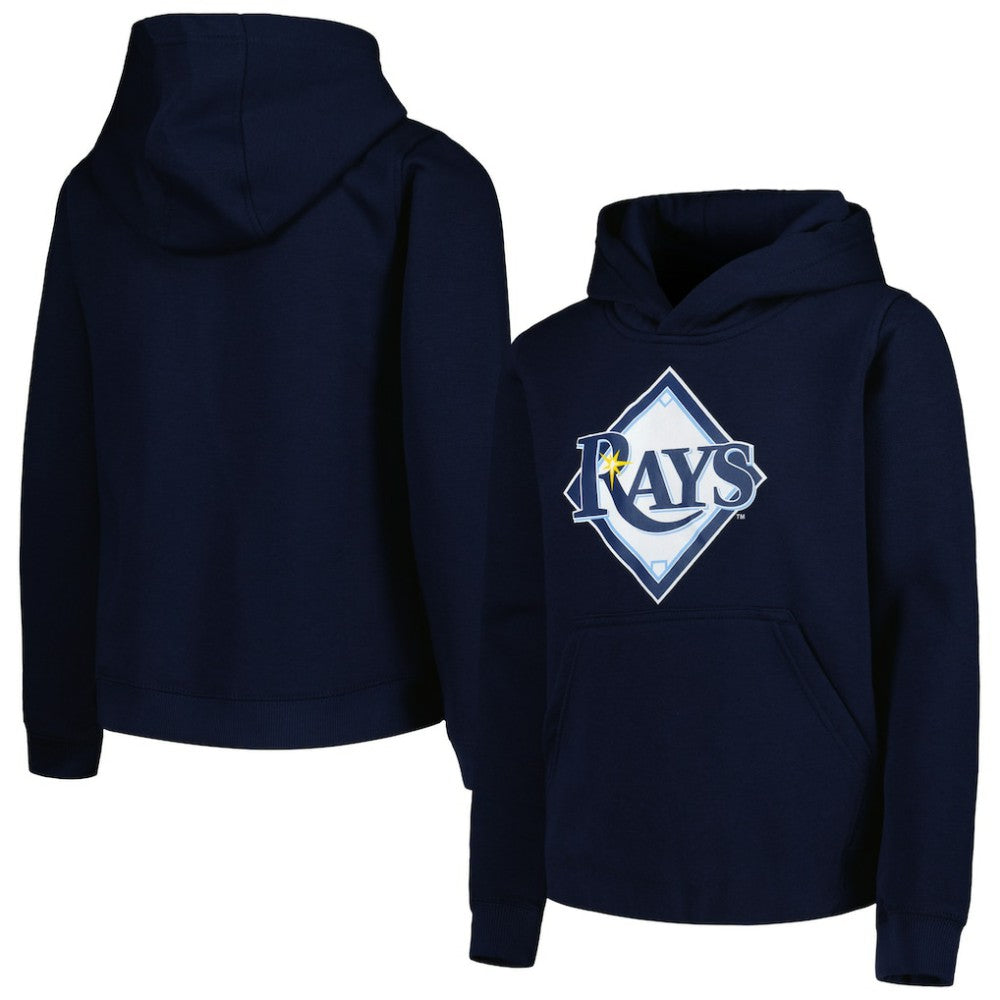 Tampa Bay Rays Youth Team Primary Logo Pullover Hoodie Near Me