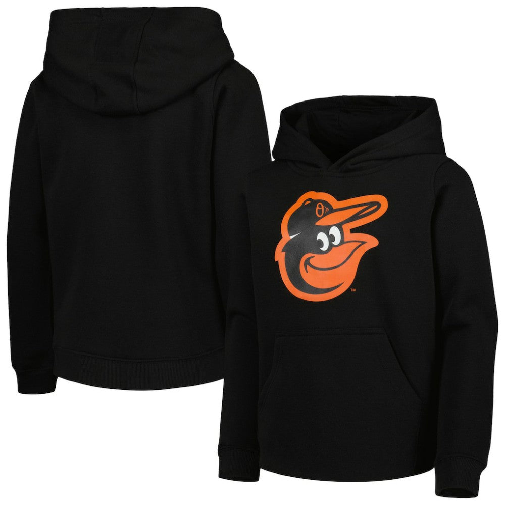 Baltimore Orioles Youth Team Primary Logo Pullover Hoodie Lifestyle