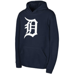 Detroit Tigers Youth Team Primary Logo Pullover Hoodie Online
