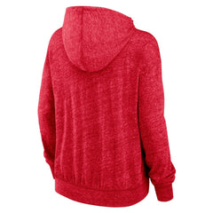 San Francisco 49ers Women's Rewind Gym Vintage Lightweight Pullover Hoodie Scarlet - Nike