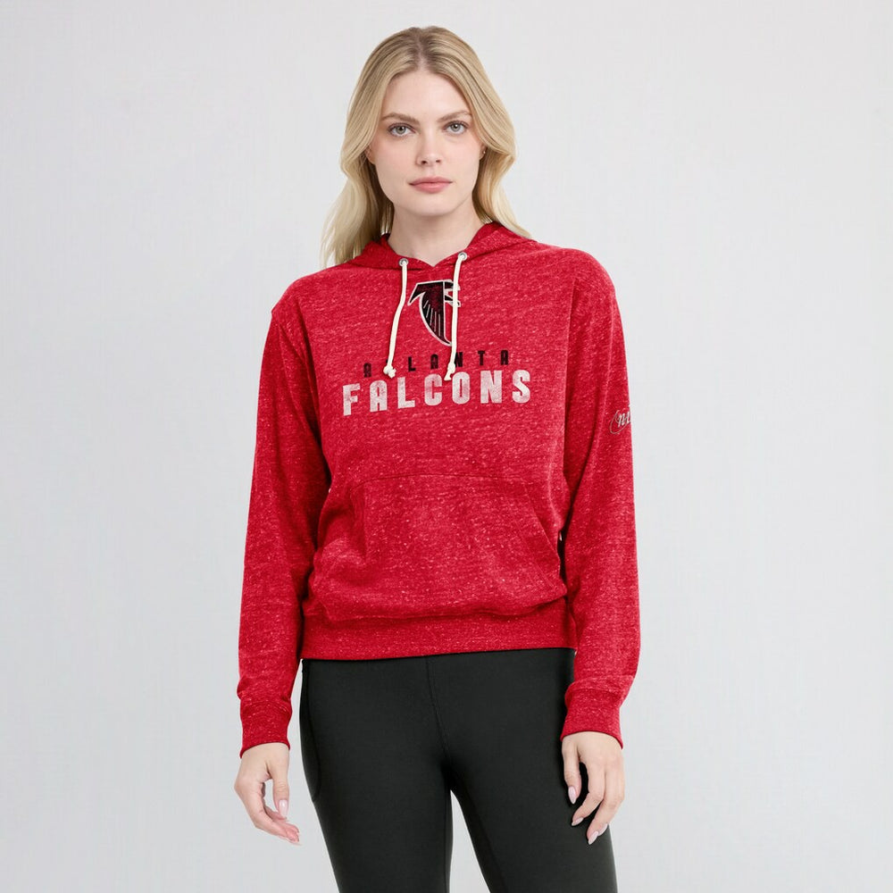 Atlanta Falcons Women's Rewind Gym Vintage Lightweight Pullover Hoodie Red - Nike