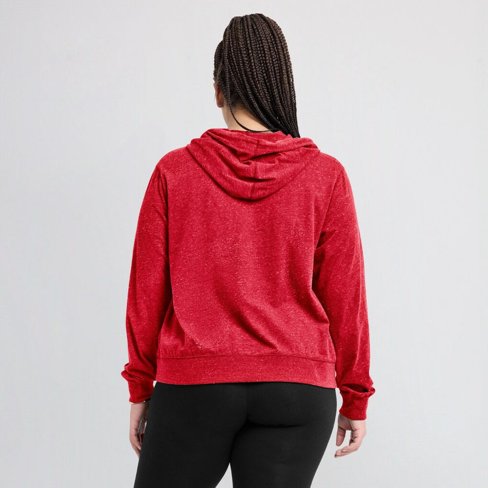 Atlanta Falcons Women's Rewind Gym Vintage Lightweight Pullover Hoodie Red - Nike