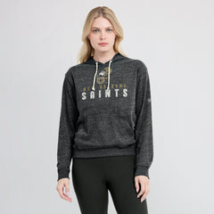 New Orleans Saints Women's Rewind Gym Vintage Lightweight Pullover Hoodie Black - Nike