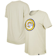 Los Angeles Rams New Era Women's 2023 NFL Draft T-Shirt Cream - NFL