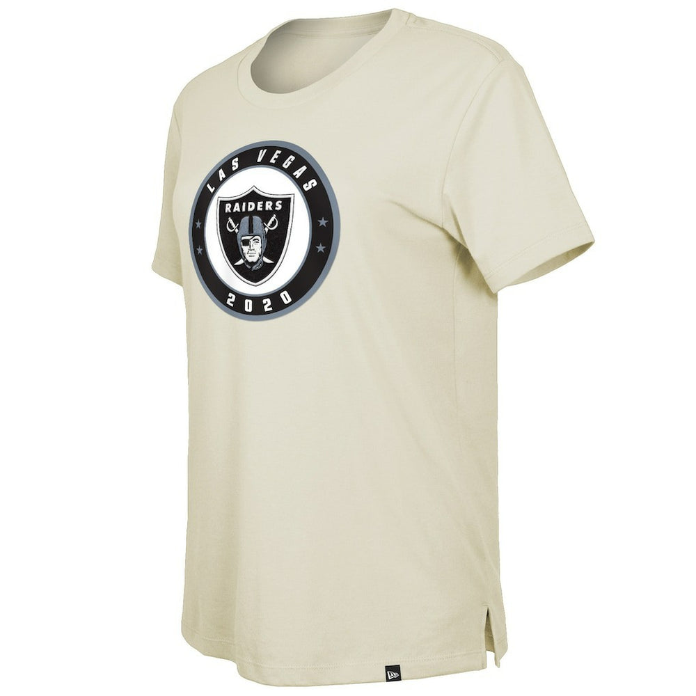 Las Vegas Raiders New Era Women's 2023 NFL Draft T-Shirt Cream - NFL