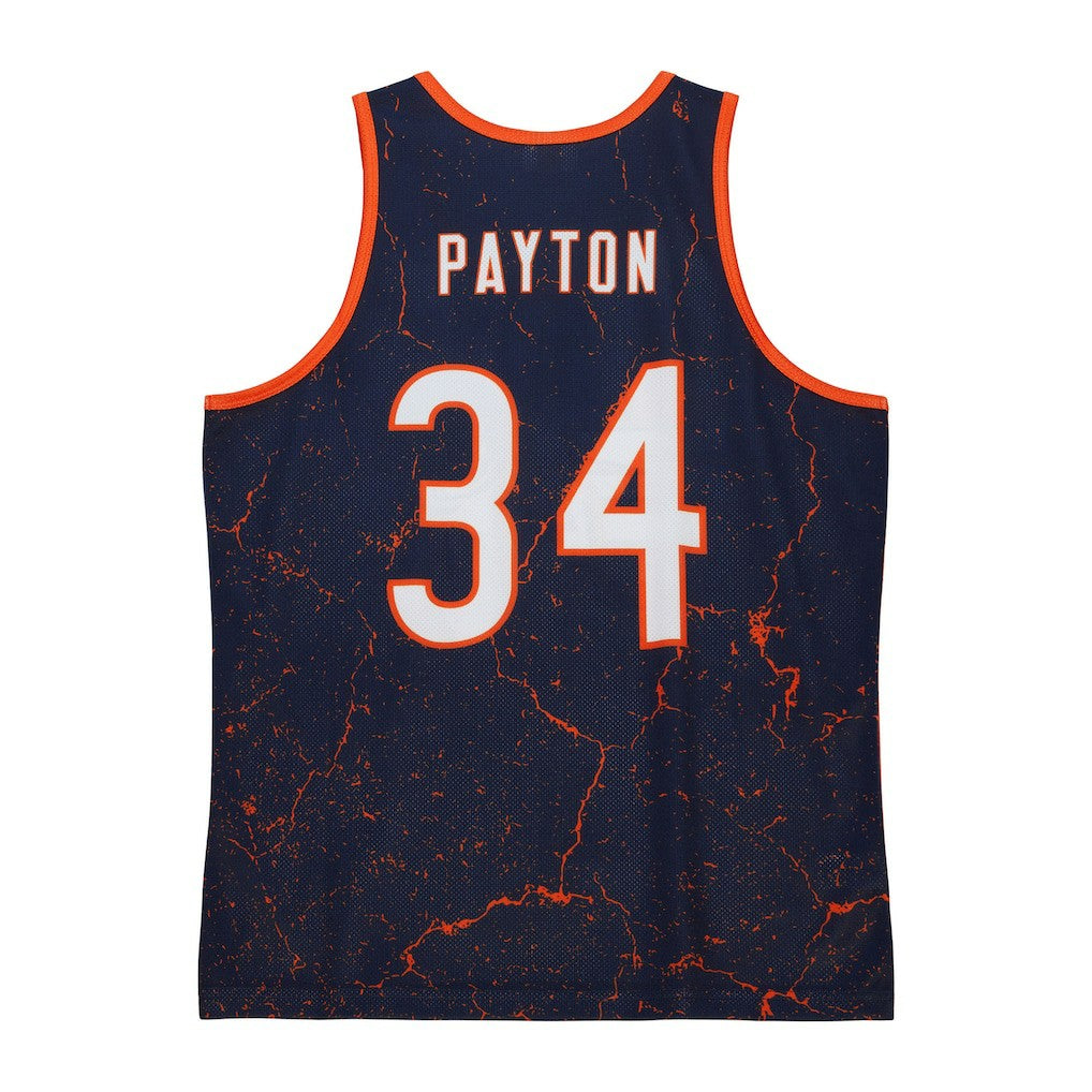 Walter Payton Chicago Bears 1983 Player Burst Tank Top Navy - Mitchell & Ness