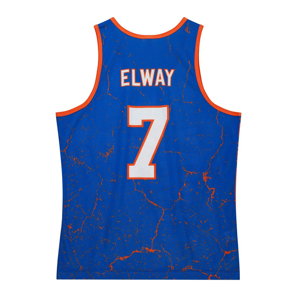 John Elway Denver Broncos 1994 Player Burst Tank Top Royal - Mitchell & Ness